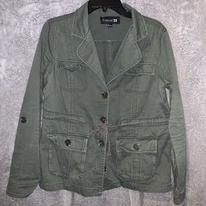 Olive green jacket